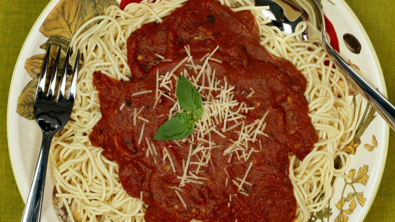 Gourmet večeře tapety (9) #9 - 1366x768