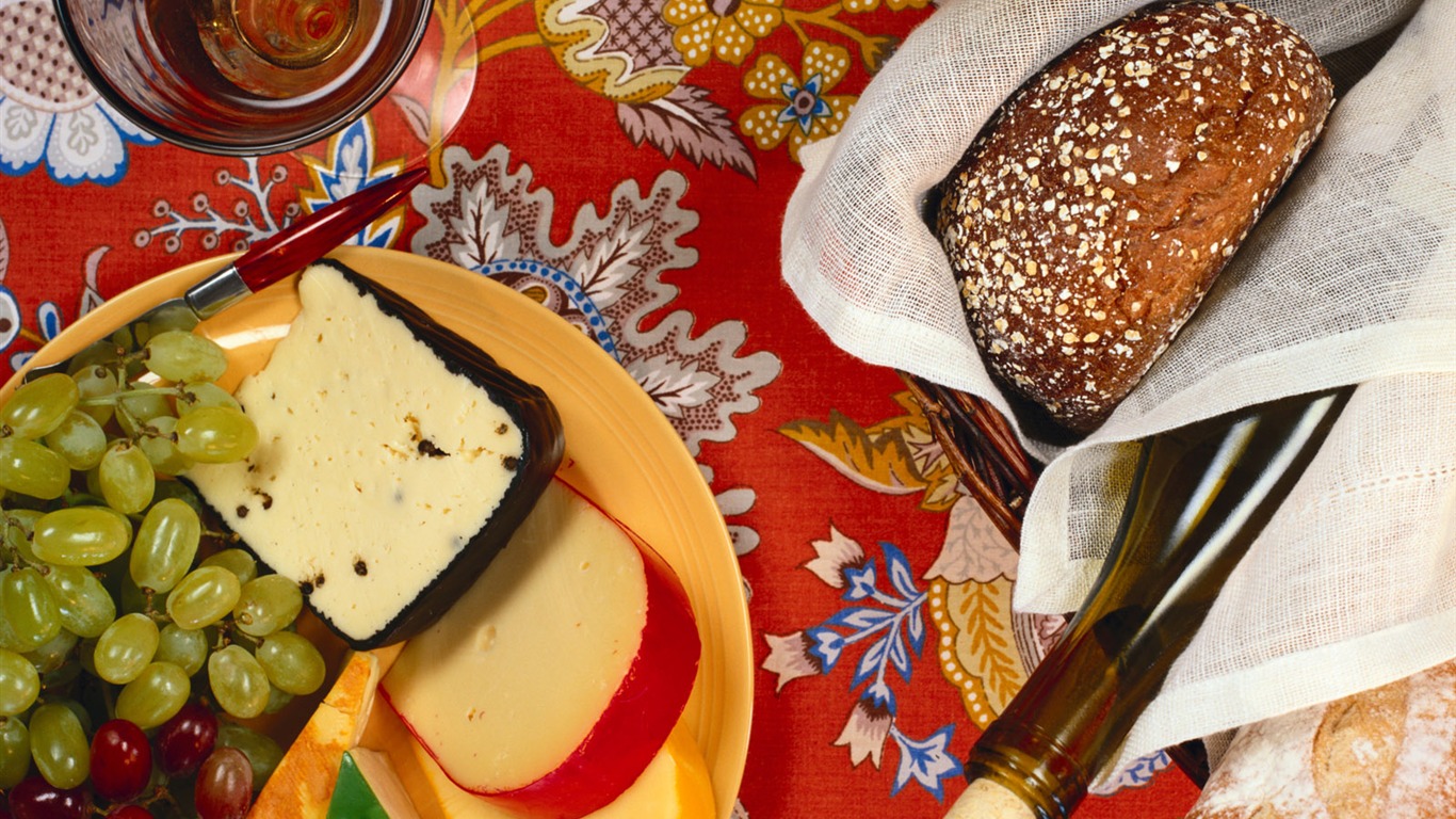 Gourmet večeře tapety (10) #20 - 1366x768