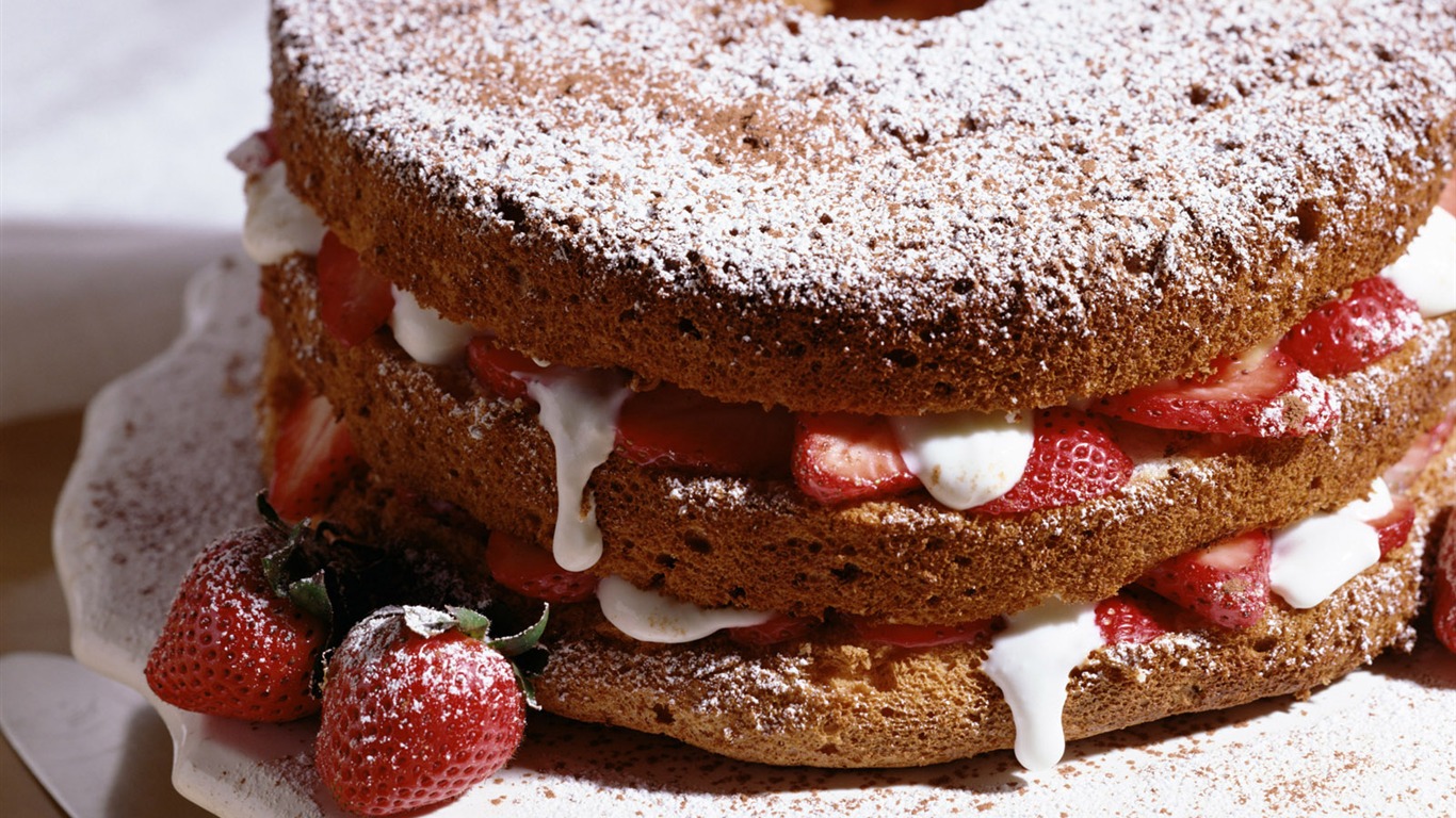 Deliciosos postres fondo de pantalla (11) #14 - 1366x768