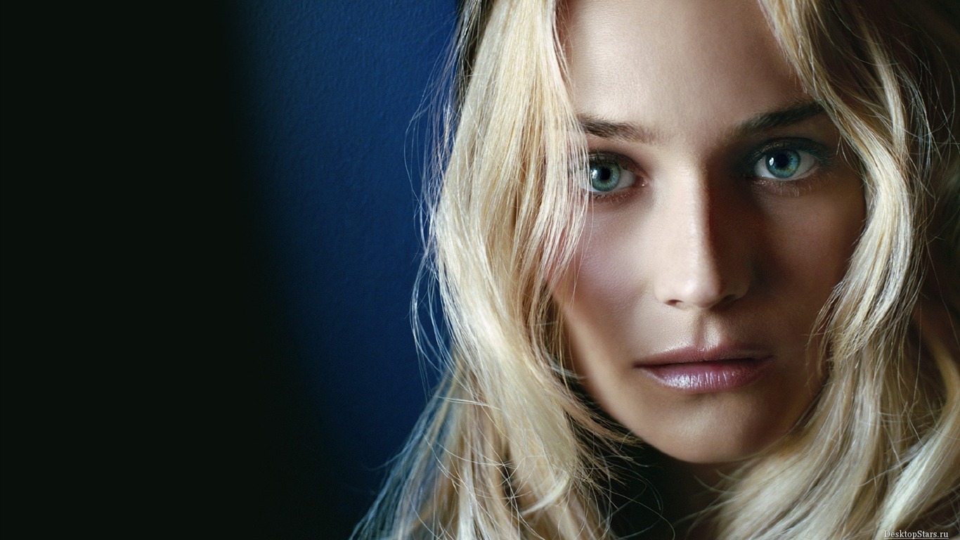 Diane Kruger krásnou tapetu #7 - 1366x768