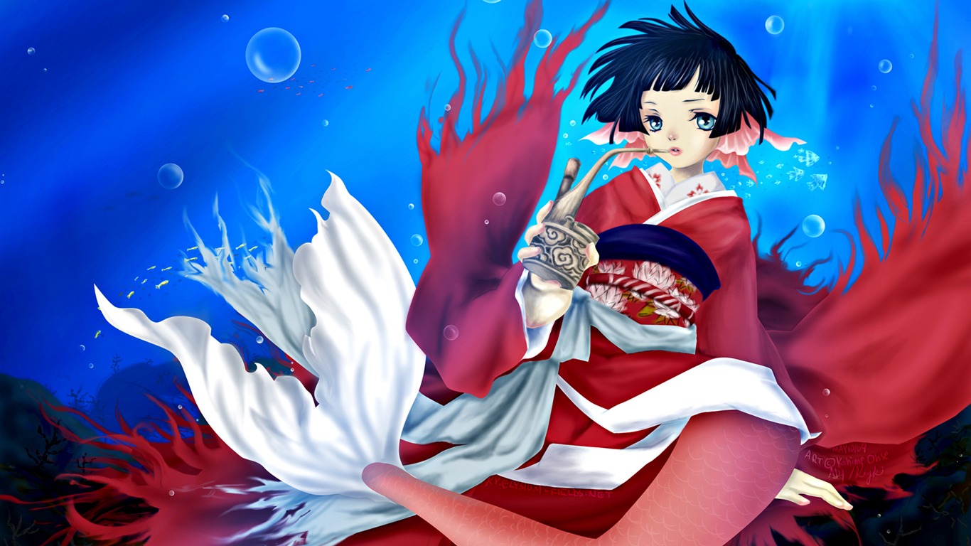 動漫人物 壁紙(29) #2 - 1366x768