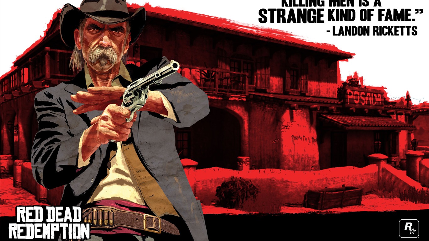 Red Dead Redemption HD Wallpaper #17 - 1366x768
