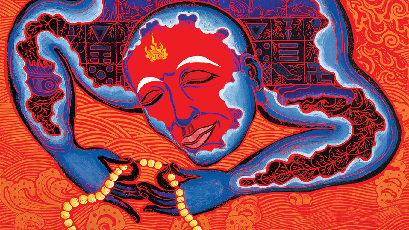 Cheung Pákistán tibetské tisk tapetu (2) #8 - 1366x768