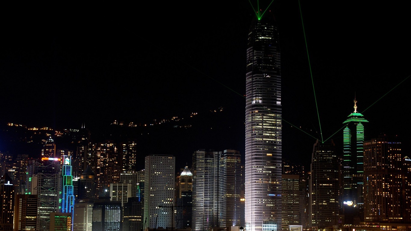 城市夜景 高清壁紙(一) #11 - 1366x768
