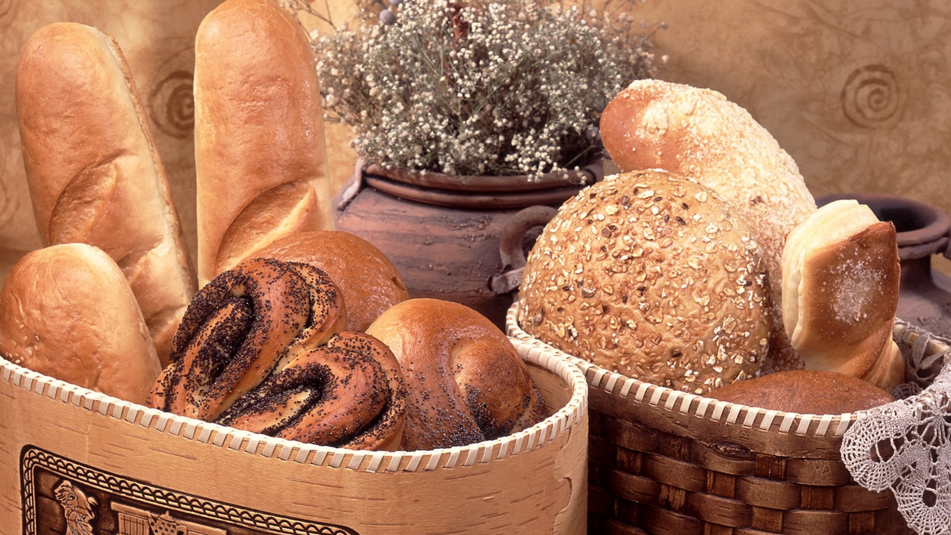Bread wallpaper album (2) #7 - 1366x768