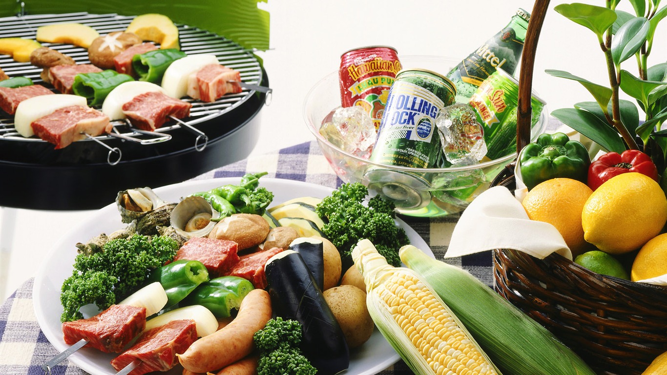 Delicious barbecue tapety (1) #15 - 1366x768