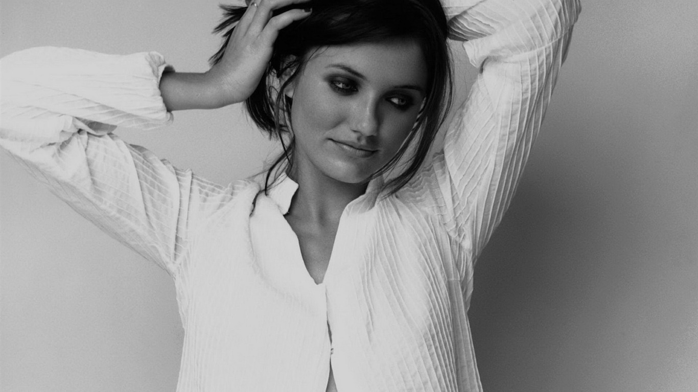 Cameron Diaz krásnou tapetu #35 - 1366x768