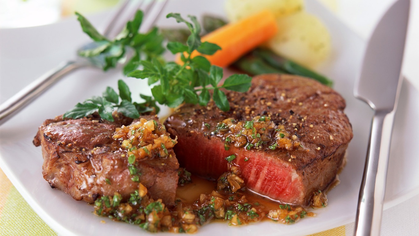 Delicious barbecue tapety (2) #7 - 1366x768