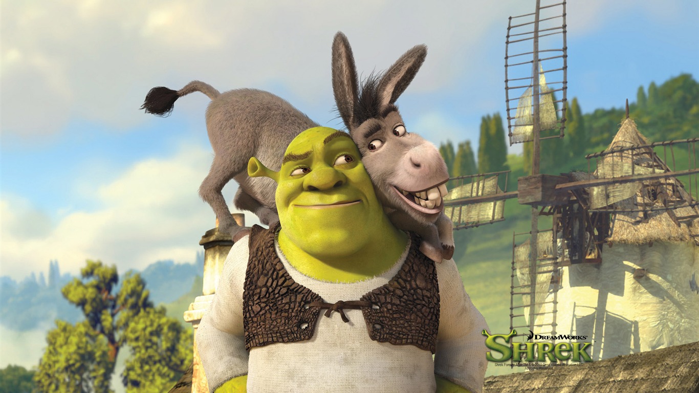 Shrek Forever After 怪物史莱克4 高清壁纸2 - 1366x768