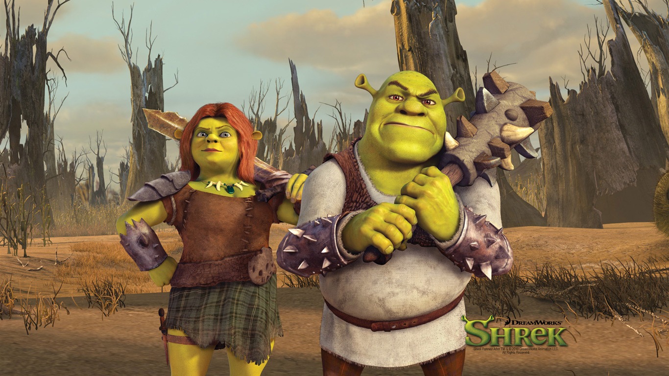 Shrek Forever After 怪物史萊克4 高清壁紙 #3 - 1366x768