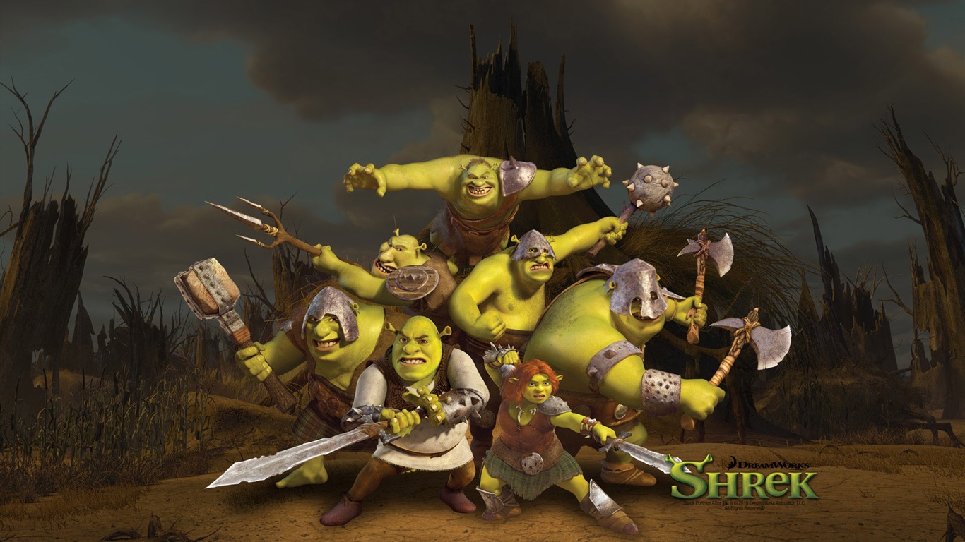 Shrek Forever After 怪物史萊克4 高清壁紙 #10 - 1366x768