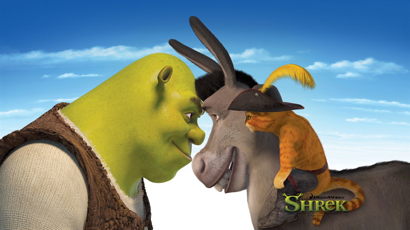 Shrek Forever Po wallpaper HD #15 - 1366x768
