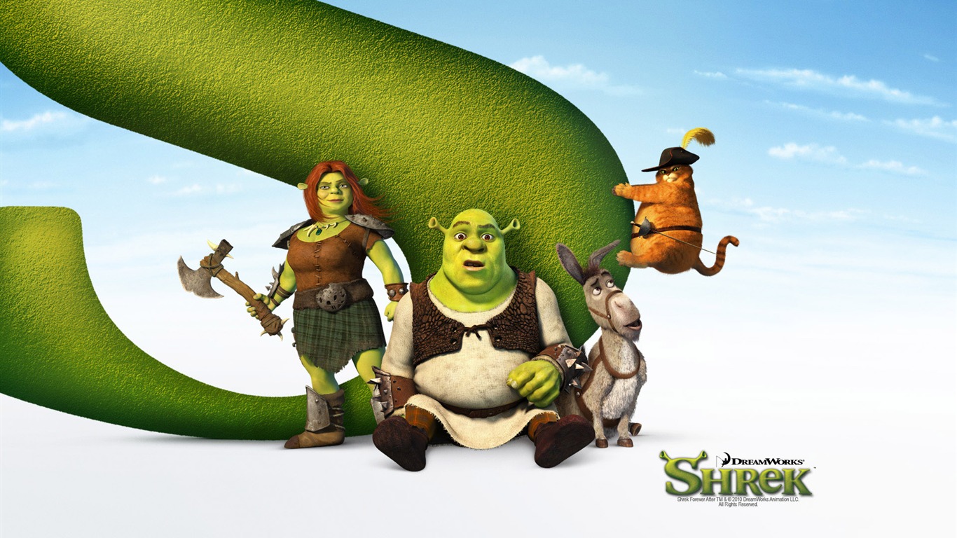 Shrek Forever After 怪物史萊克4 高清壁紙 #16 - 1366x768