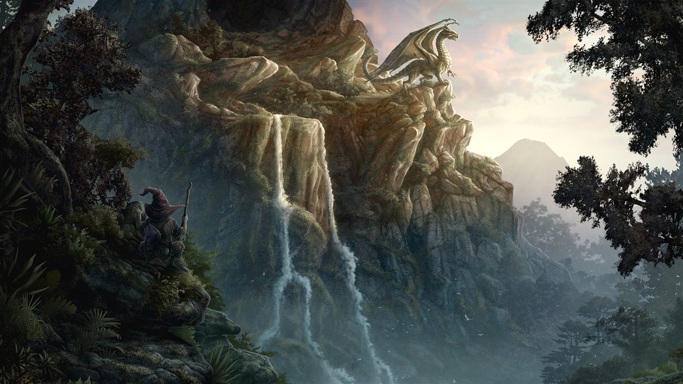 Kerem Beyit作品 高清壁紙 #11 - 1366x768