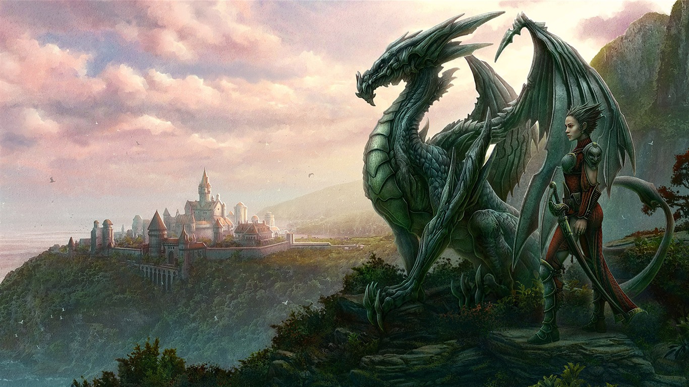 Kerem Beyit œuvres d'écran HD #14 - 1366x768