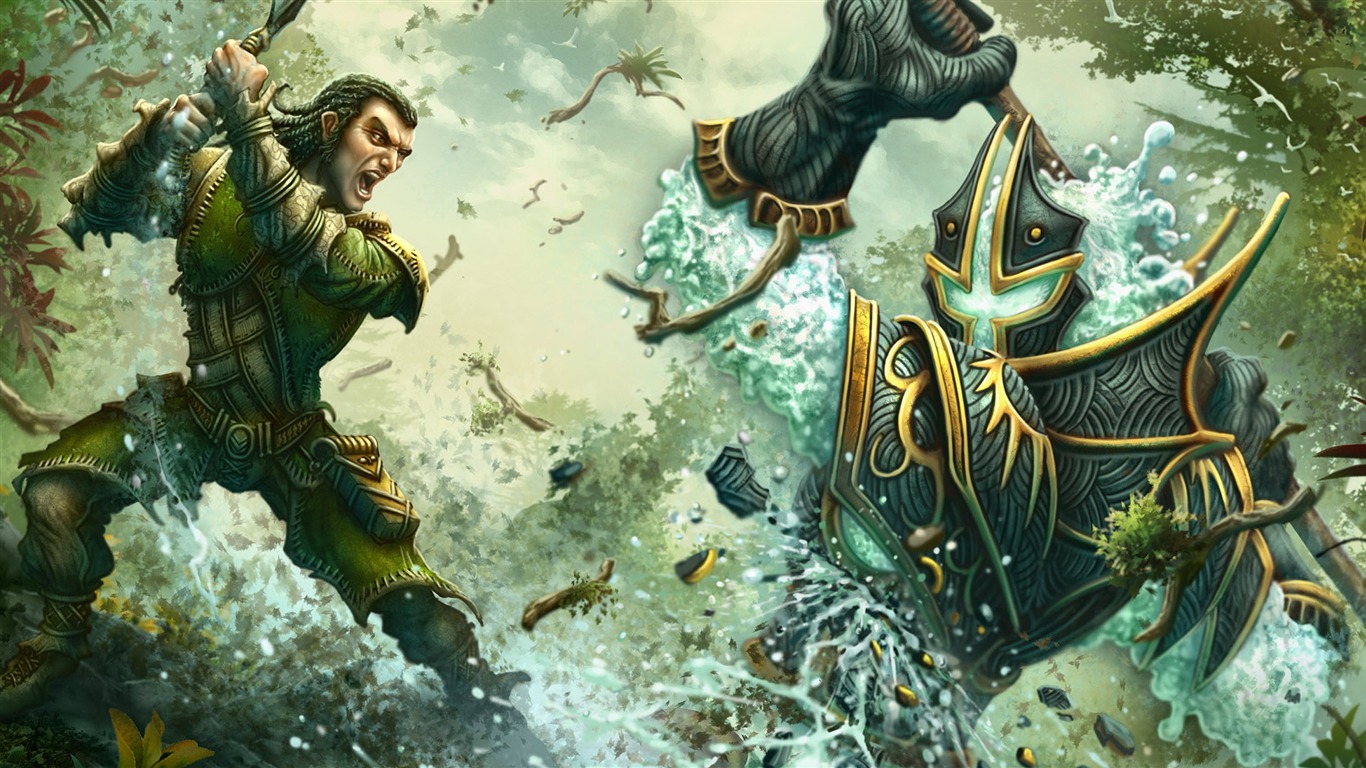 Kerem Beyit works HD wallpaper #18 - 1366x768