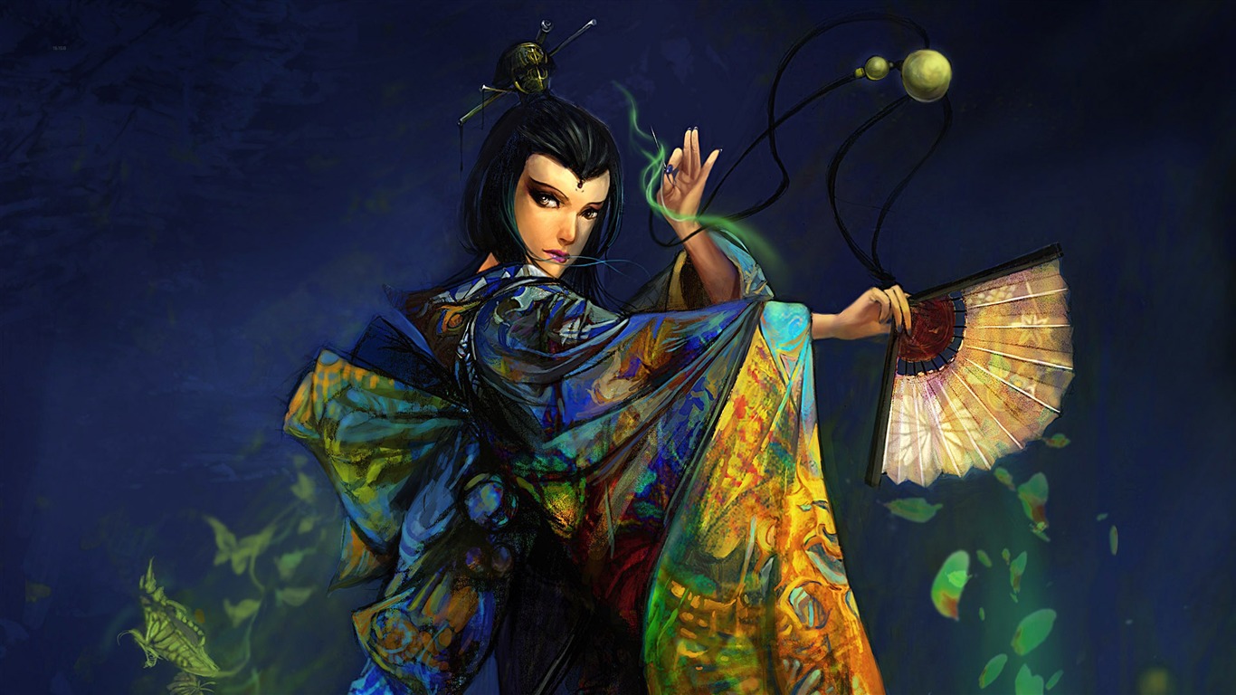 ChenWei works HD wallpaper #15 - 1366x768