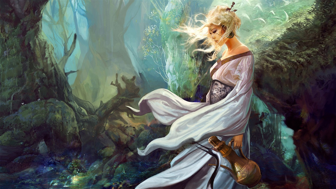 ChenWei works HD wallpaper #20 - 1366x768