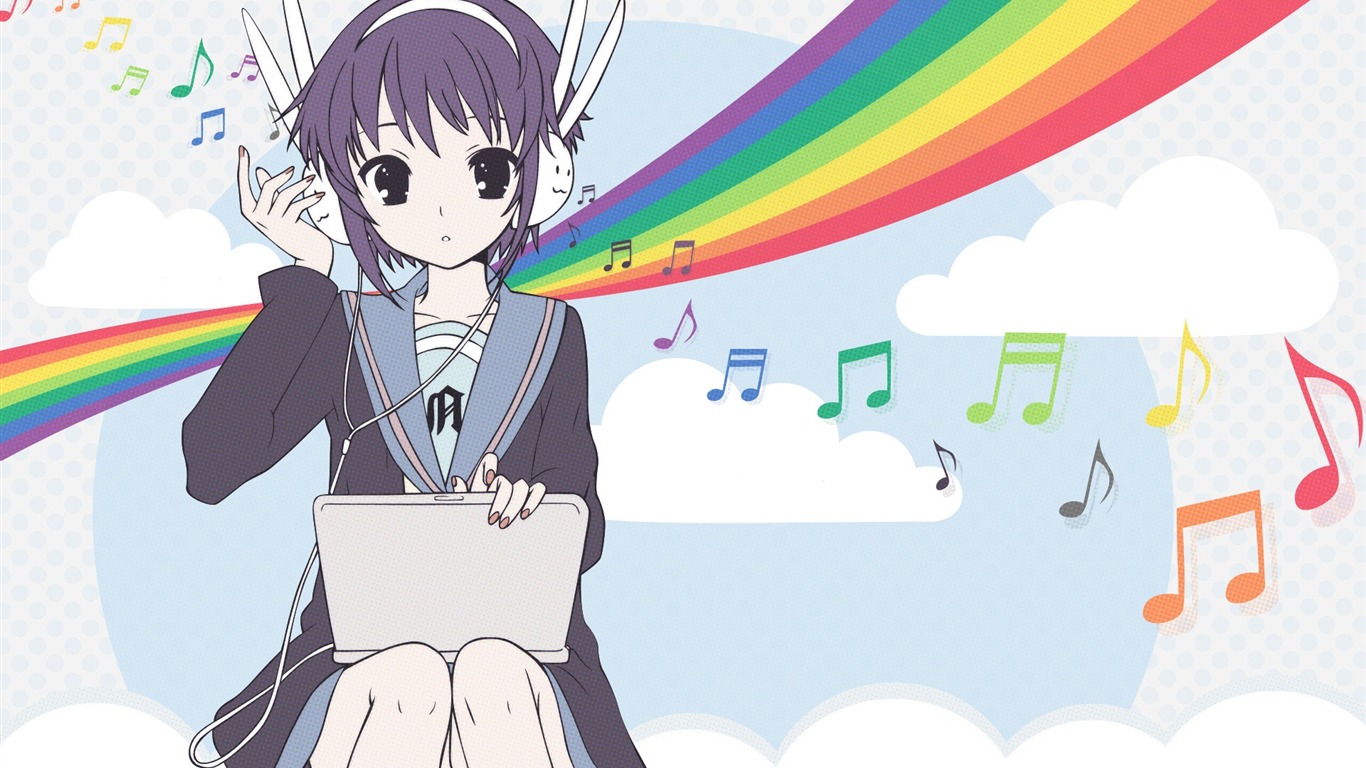 動漫人物 壁紙(33) #3 - 1366x768