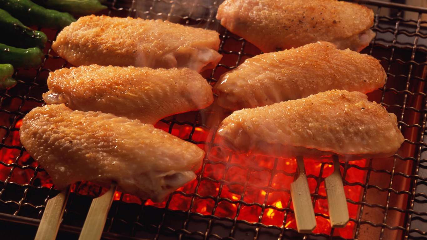 Delicious barbecue tapety (3) #9 - 1366x768