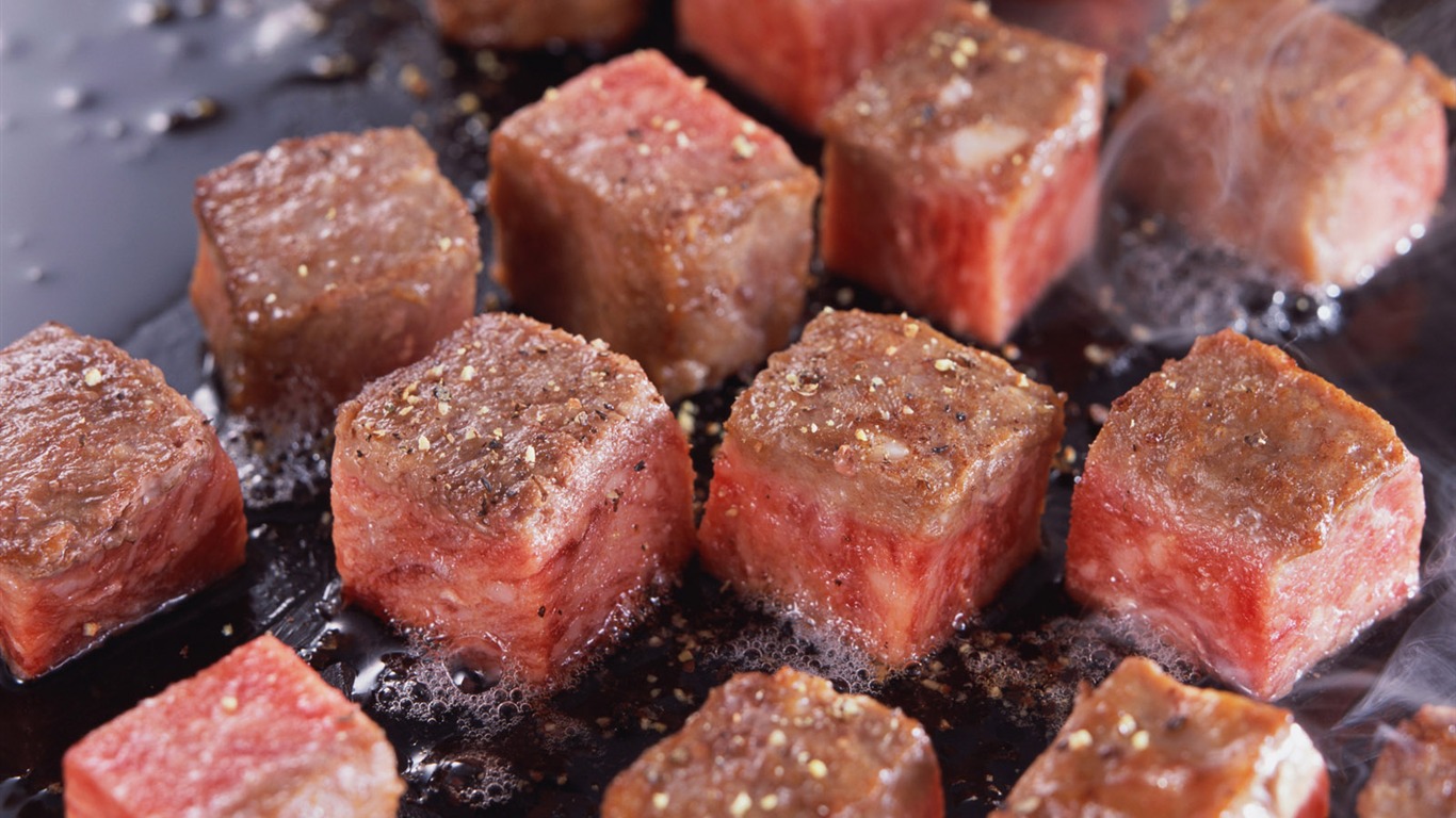 Delicious barbecue tapety (3) #11 - 1366x768