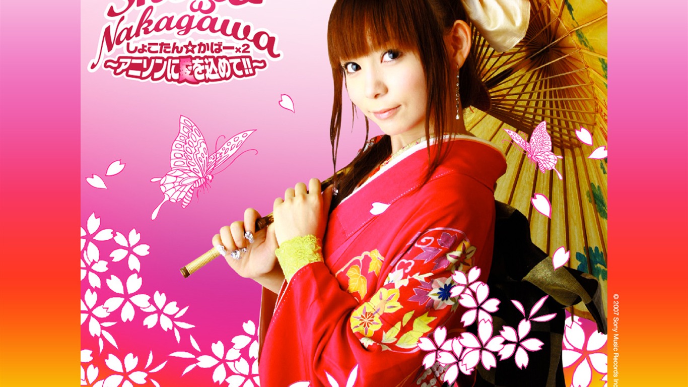中川翔子 美女壁紙 #8 - 1366x768