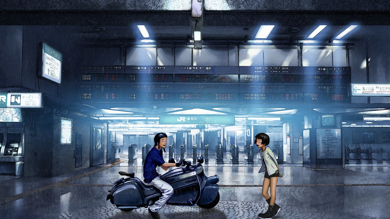 動漫人物 壁紙(34) #5 - 1366x768
