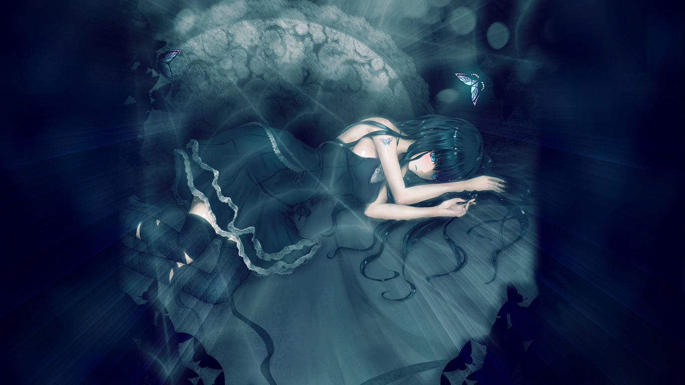 動漫人物 壁紙(35) #5 - 1366x768