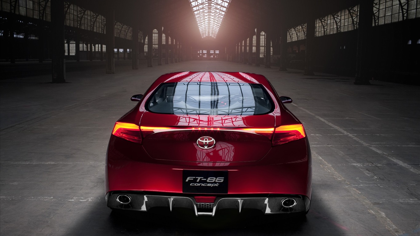 Toyota concept car wallpaper (2) #8 - 1366x768