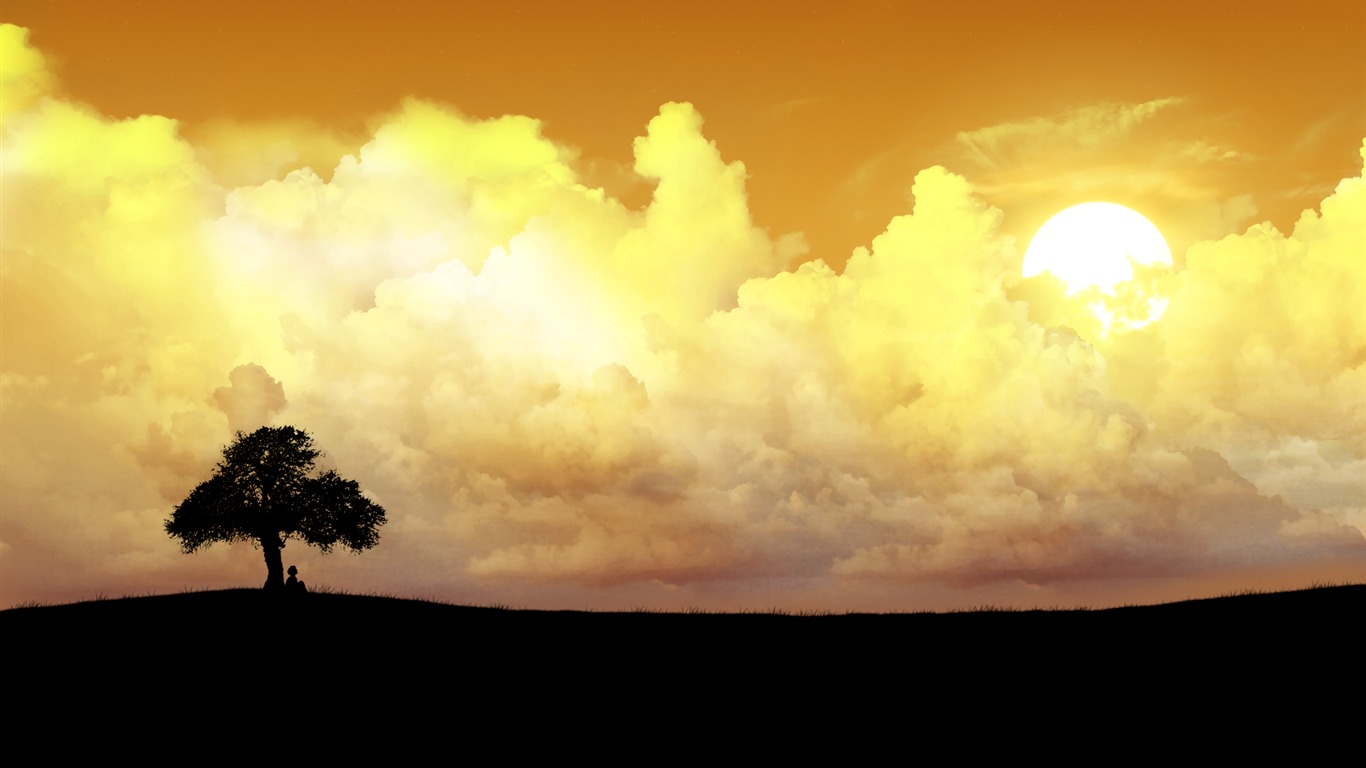 風光合集壁紙(26) #3 - 1366x768