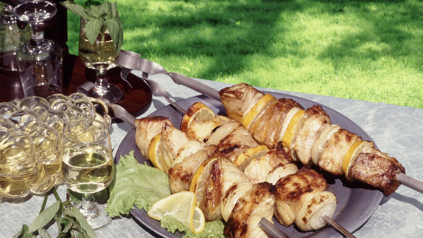 Delicious barbecue tapety (4) #2 - 1366x768