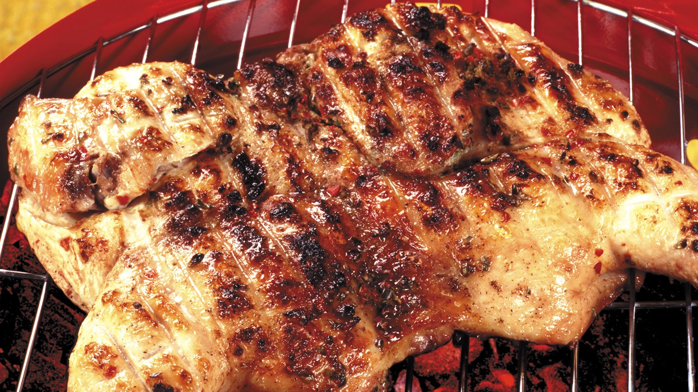 Delicious barbecue tapety (4) #3 - 1366x768