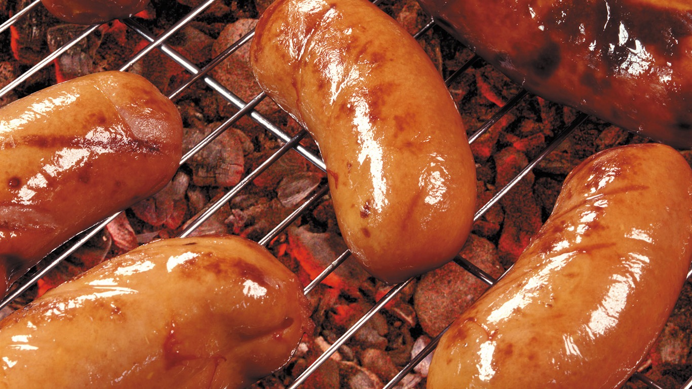 Delicious barbecue wallpaper (4) #12 - 1366x768