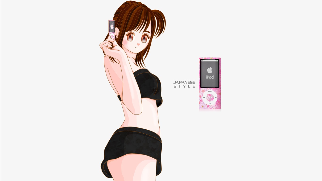 MAC女孩 壁紙(三) #6 - 1366x768