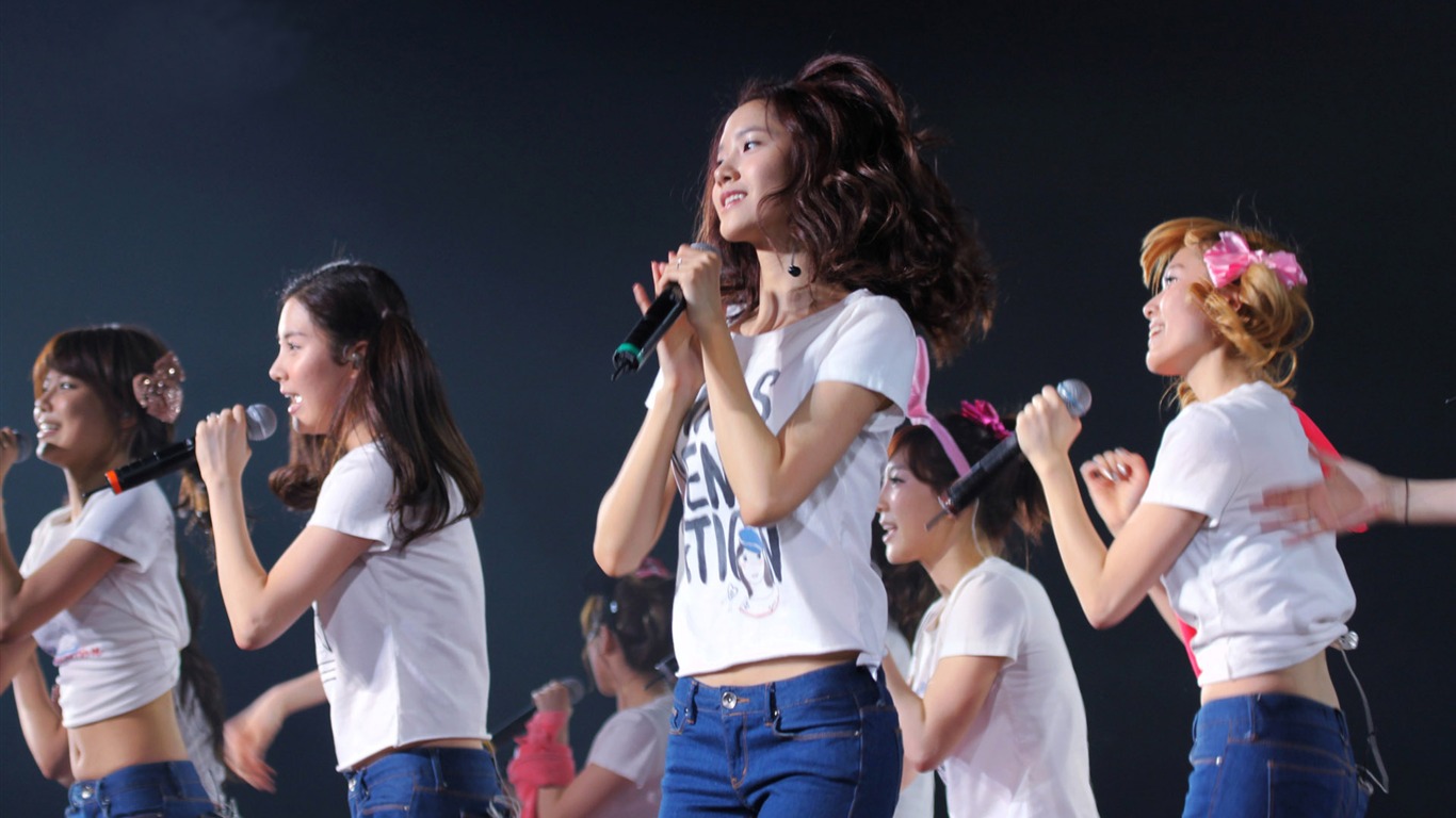 Girls Generation Konzert Wallpaper (1) #1 - 1366x768