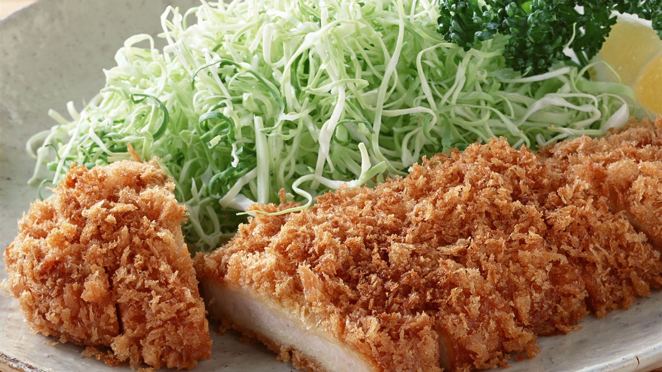 Gourmet večeře tapety (13) #19 - 1366x768