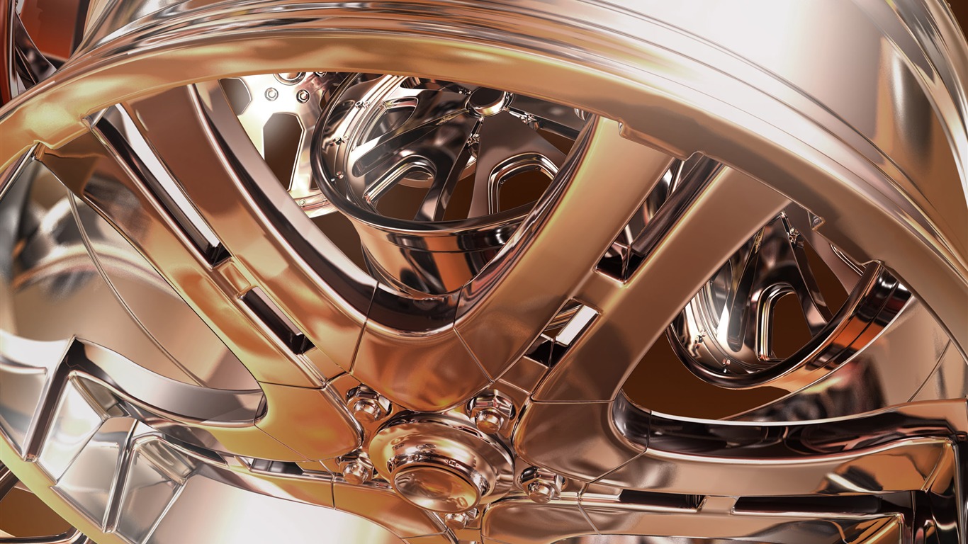 3D設計 高清壁紙(一) #19 - 1366x768
