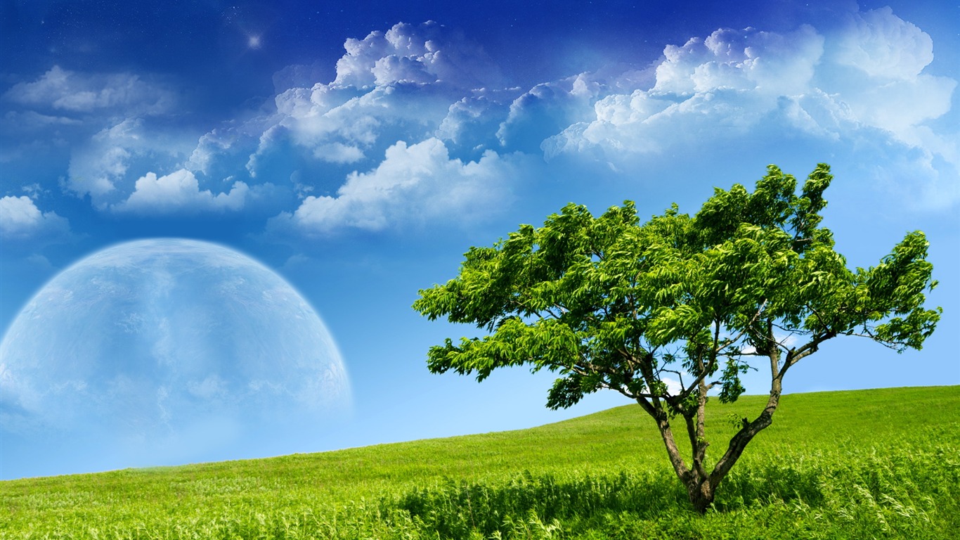 風光合集壁紙(36) #10 - 1366x768