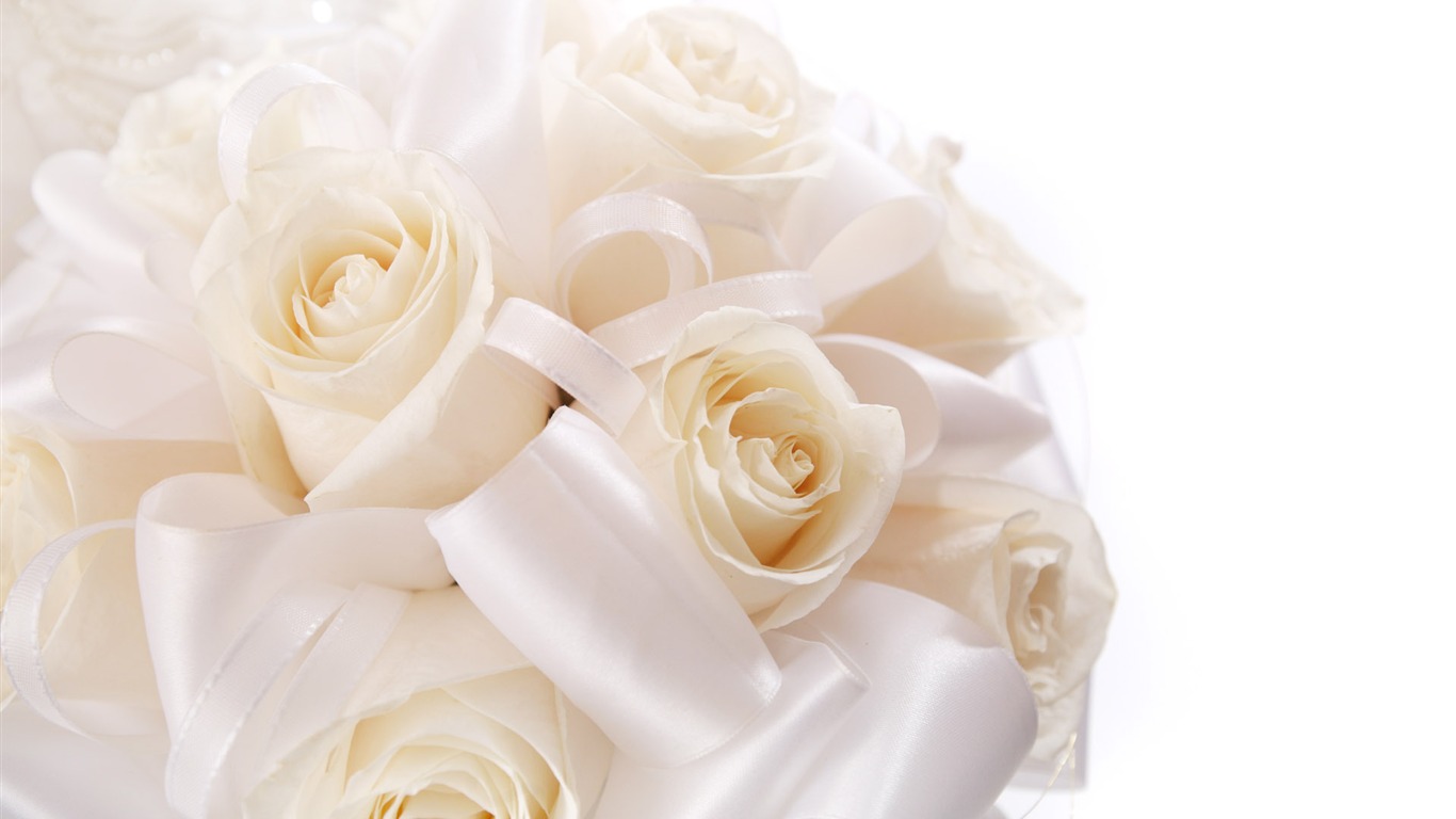 결혼식과 꽃 벽지 (1) #4 - 1366x768