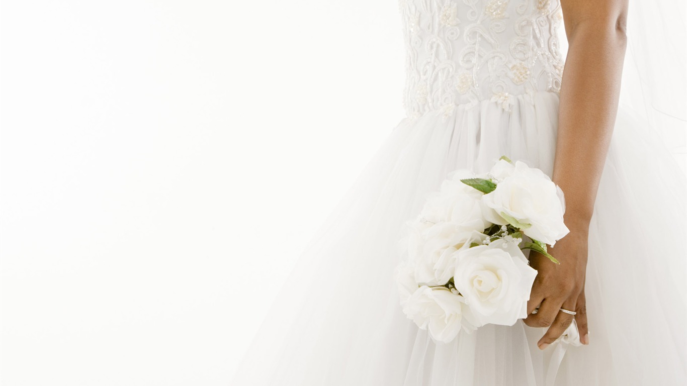 Weddings and Flowers wallpaper (1) #11 - 1366x768