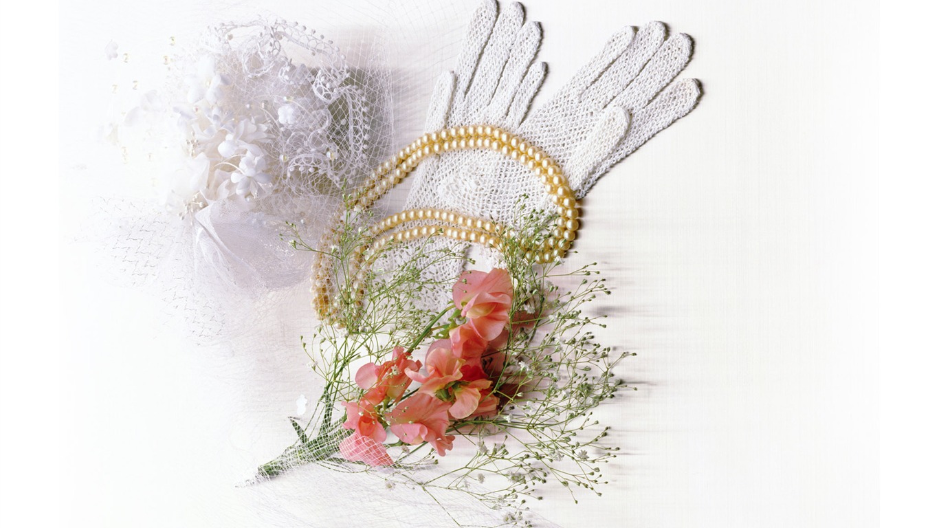 결혼식과 꽃 벽지 (1) #18 - 1366x768