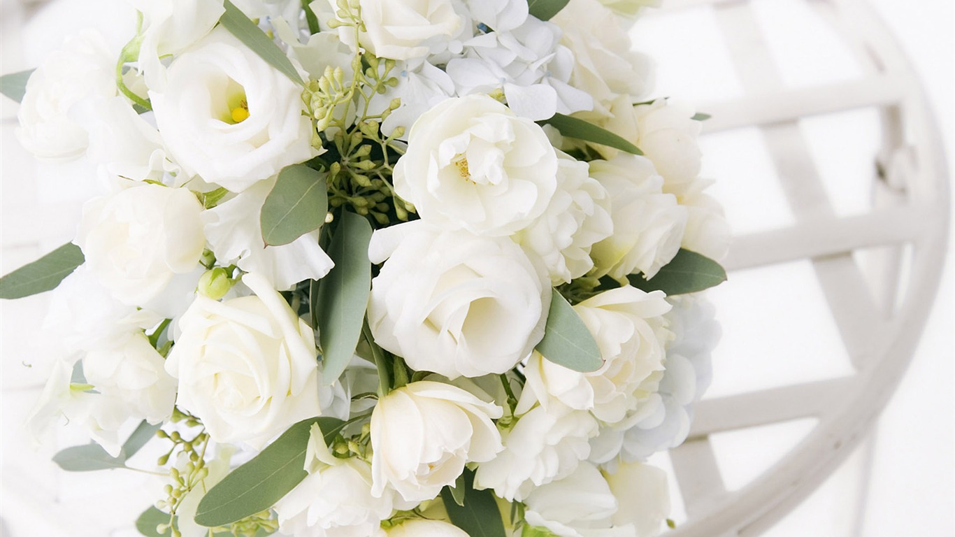 Hochzeiten und Blumen Wallpaper (1) #19 - 1366x768