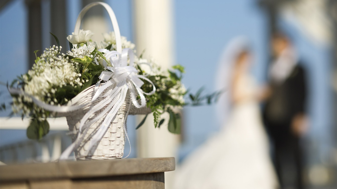 Hochzeiten und Blumen Wallpaper (1) #20 - 1366x768