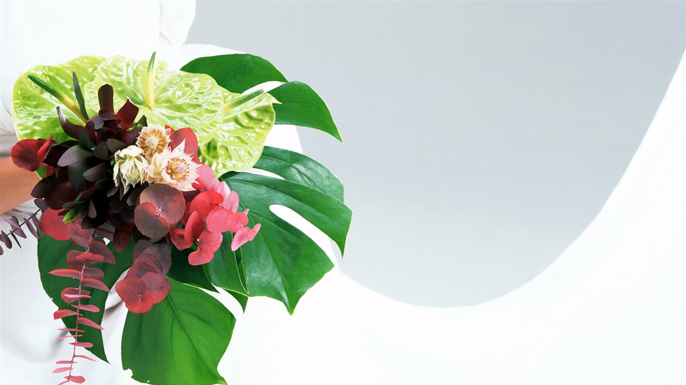 Weddings and Flowers wallpaper (2) #9 - 1366x768