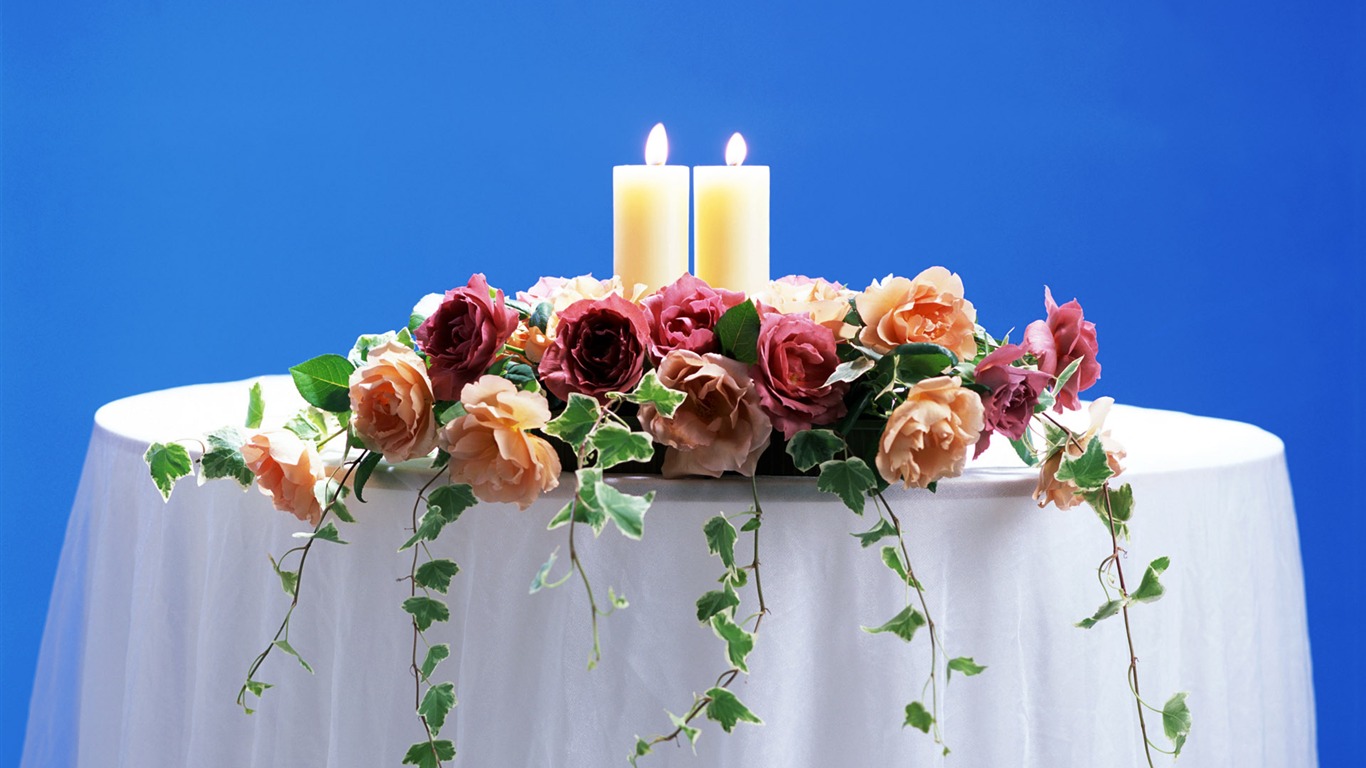 Hochzeiten und Blumen Wallpaper (2) #13 - 1366x768