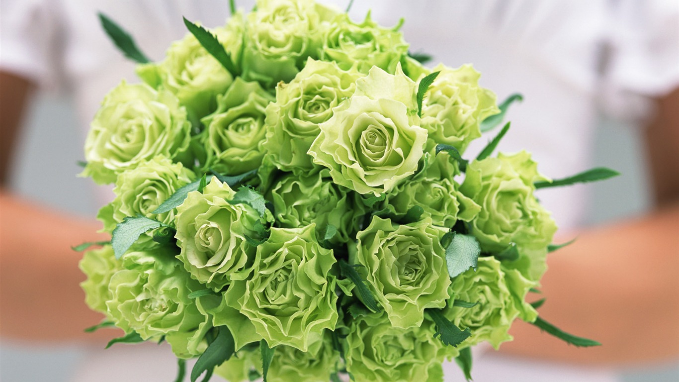 Weddings and Flowers wallpaper (2) #20 - 1366x768