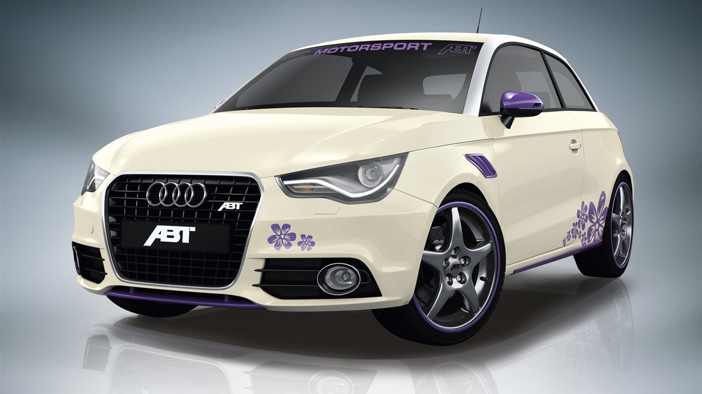 ABT Audi A1 - 2010 HD wallpaper #1 - 1366x768
