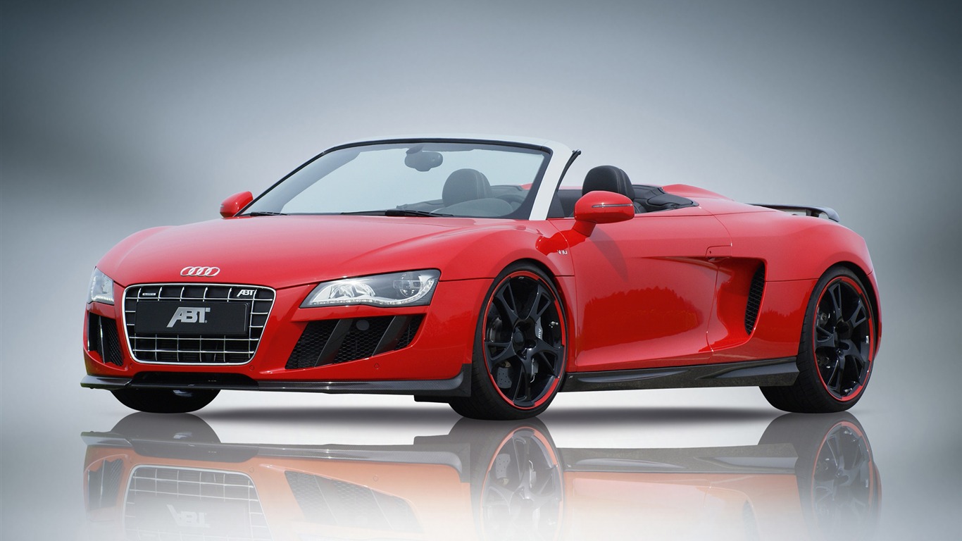 ABT Audi R8 Spyder - 2010 HD wallpaper #1 - 1366x768