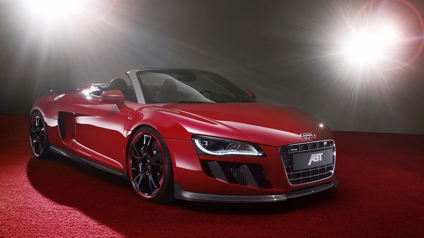 ABT Audi R8 Spyder - 2010 fondo de pantalla HD #5 - 1366x768