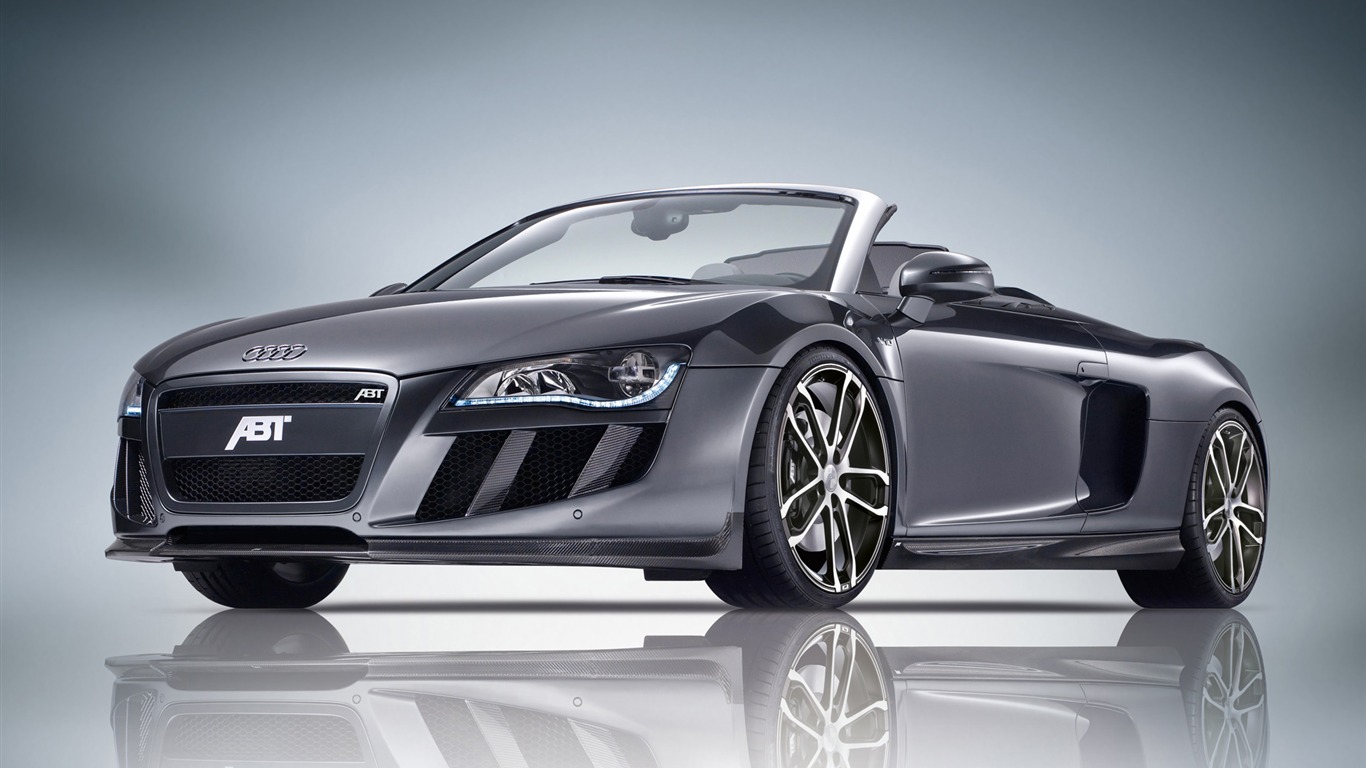 ABT Audi R8 Spyder - 2010 HD wallpaper #7 - 1366x768